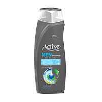 шампунь ACTIVE (АКТИВ) 350мл муж.CARE&BEAUTY против перхоти,с климбазолом и ментолом 1/12