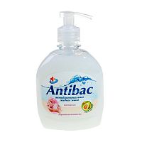 жидкое мыло ANTIBAC (АНТИБАК)  330мл Питание,антибактериальное дозатор 1/15 Мин.заказ=2