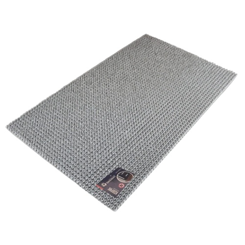 коврик 60*90см ТРАВКА щетинистый ,серый 705