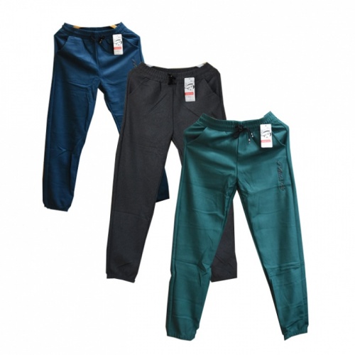 женские брюки спортивные ХОНГТИЛАН с манжетом р44-50 (5XL-7XL) 1/3 BS-42,BS-62 (зеленый,черный,серый) Мин.заказ=3 фото 2