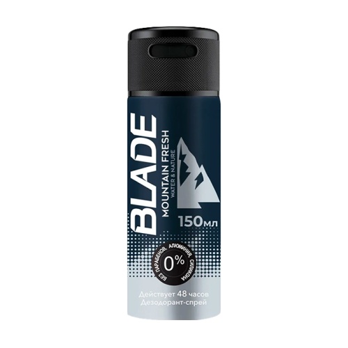 спрей дезодорант мужской BLADE 150мл MOUNTAIN FRESH спрей дезодорант мужской BLADE 150мл MOUNTAIN FRESH