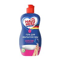 средство для мытья посуды HAUS HERZ (ХАУС ХЕРЦ)  450мл Бальзам 1/12 802702 Мин.заказ=2