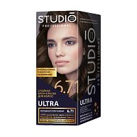 краска для волос STUDIO 3D (СТУДИО) Holography  6.71 Холодный коричневый 1/6 50410