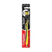 зубная щетка COLGATE (КОЛГЕЙТ) ЗИГ-ЗАГ(средняя) Древесный уголь 1/12 Мин.заказ=3