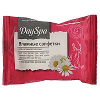 салфетки влажные 15шт DAY SPA (ДЭЙ СПА) для интимной гигиены Мин.заказ=4