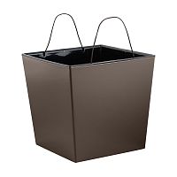Горшок для цветов InGreen London CUBE 177 х 177 мм, 4,2 л c дренажной вставкой, французский платан IG780010105 ПЛАСТИК РЕПАБЛИК