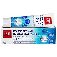 зубная паста SPLAT Daily (СПЛАТ) 100гр Суперсвежесть 3в1 1/25
