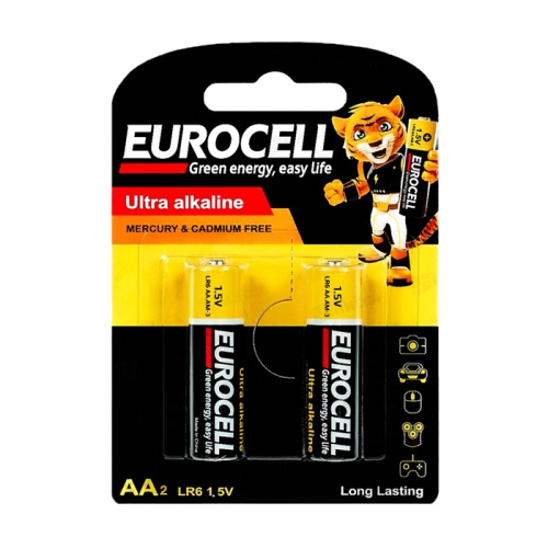 батарейки EUROCELL АА 2шт алкалиновые 1/12 Мин.заказ=2 батарейки EUROCELL АА 2шт алкалиновые 1/12 Мин.заказ=2