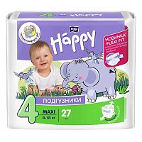 подгузники BELLA BABY Happy (БЕЛЛА Беби Хеппи) Макси (8-18кг) 27шт LU27-012/LU27-016 1/6