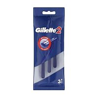 станок бритвенный GILLETTE-2 (ЖИЛЛЕТТ-2) 3шт пак. 1/40 Жиллетт 