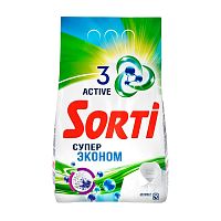 стиральный порошок SORTI (СОРТИ) авт.6кг Супер эконом м/у 1/2 8564-3АХ
