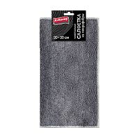 салфетка для стекол микрофибра AVIKOMP (АВИКОМП) 30*30 1шт универсальная Графит 1/75 41254