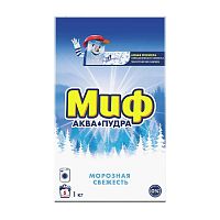 стиральный порошок МИФ авт.1кг 3в1 Морозная свежесть 1/7