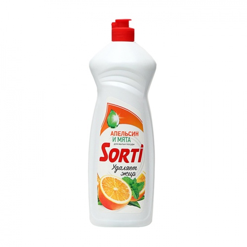 средство для мытья посуды SORTI (СОРТИ)  900мл Апельсин Мята 1/12 1620-3 Мин.заказ=2