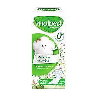 гигиенические прокладки MOLPED (Молпед)  20шт ежедневные Пьюр Энд Софт 1/12