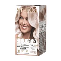 краска для волос STUDIO 3D (СТУДИО) Holography 2025 10.01 Ледяной блондин 459437 1/6