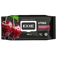 полотенца влажные 60шт EXXE Дикая вишня и миндаль С0008658