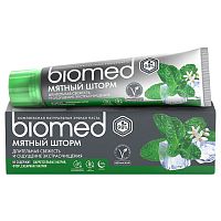 зубная паста BIOMED (БИОМЕД) 100мл Мятный шторм 1/25