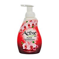 жидкое пенка-мыло ACTIVE (АКТИВ) 500мл Сияющий бриллиант,дозатор 1/12