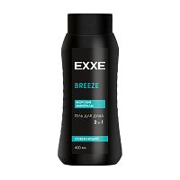 гель для душа EXXE (ЭКС) 400мл муж.2в1 BREEZE Морские минералы 1/12 7931/7831