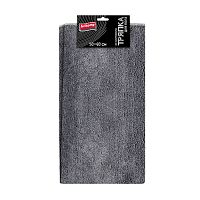 тряпка для пола 50*60 микрофибра AVIKOMP (АВИКОМП) 1шт Графит серая 1/24 41261
