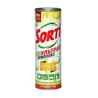 чистящий порошок SORTI (СОРТИ) 400г+25% бесплатно Ультра Лимон 1/24  110-6 Мин.заказ=2
