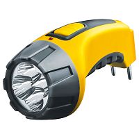 фонарик NAVIGATOR (НАВИГАТОР) светодиодный 4LED пластик NPT-CP03-ACCU аккумулят.желтый 94951 