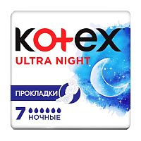 гигиенические прокладки KOTEX (КОТЕКС)  7шт Найт Ультра Сетч 6капель 9425972 Мин.заказ=3