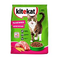 корм KITEKAT (КИТИКЕТ)  350г телятинка аппетит. 1/20 Мин.заказ=2