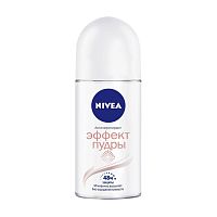 роликовый антиперспирант женский NIVEA (НИВЕЯ)  50мл Эффект пудры 1/30