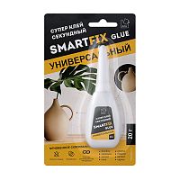 клей СУПЕР SMARTFIX (СМАРТФИКС) Glue 20гр А.Д.М. универсальный,блистер 1/12 GHS201B Голд Пак Мин.заказ=2