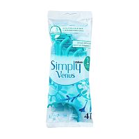 станок бритвенный SIMPLY VENUS-2 (СИМПЛИ ВЕНУС-2) д/женщин 4шт 1/12